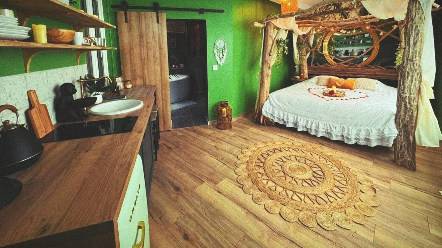 La Jungle Insolite, Spa, Ecran Cinema, Lit A Baldaquin King Size, Day Use, 10 Min Centre Ам'єн Екстер'єр фото